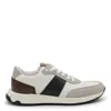 Tod's Technical Fabric And Leather Sneakers In Multi