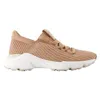 Tod's Knitted Mesh Upper Sneakers In Brown
