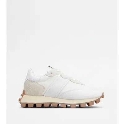 Tod's Sneakers  1t In Leather And Fabric