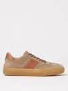 Tod's Suede Sneakers In Beige