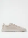 Tod's Textured Sole Suede Sneakers In Neutral