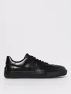 Tod's Man Sneakers Black Size 8 Leather In Black