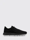 Tod's Suede Sneakers Low Profile Rubber Sole In Black