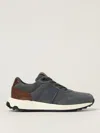Tod's Contemporary Grey Sneakers With Suede And Leather Accents In Gray