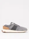 Tod's Burberry Embroidered Polyester Reversible Jacket In Grey