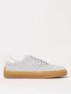 Tod's Light Suede Casual Lace Up Shoes For Men In Grey