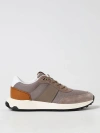 Tod's Men's Fabric Sneakers In Grey