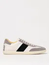 Tod's Color-blocked Leather Sneakers With Signature Gommino Sole In White