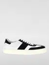 Tod's Round Toe Panel Sneakers In White