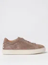 Tod's Suede Sneakers In Beige