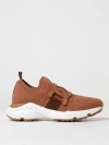 Tod's Leather-trimmed Knit Sneakers In Leather