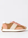 Tod's T Vintage Suede And Technical Sneakers In Leder