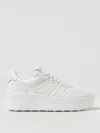 Tod's Platform Sneakers In Leather In White