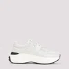 Tod's Low Top Leather Sneakers With Contrast Sole In White