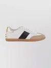 Tod's Sneakers With Contrast Panel And Rubber Sole In White
