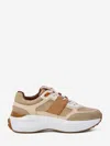 Tod's Sneakers With Maxi Lettering Logo In Brown