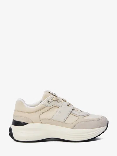 Tod's Sneakers With Maxi Lettering Logo In White