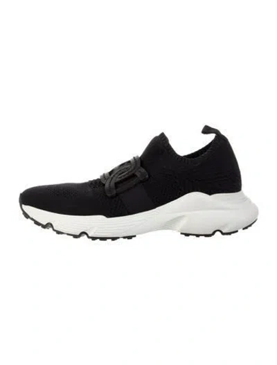 Pre-owned Tod's Sock Sneakers In Black