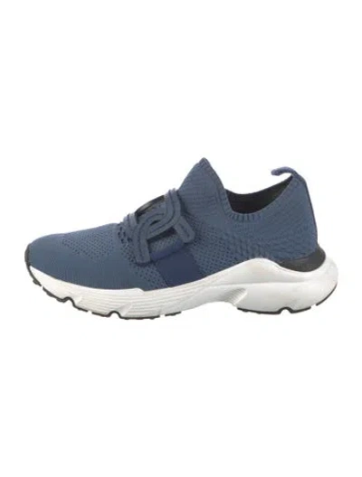 Pre-owned Tod's Sock Sneakers In Blue