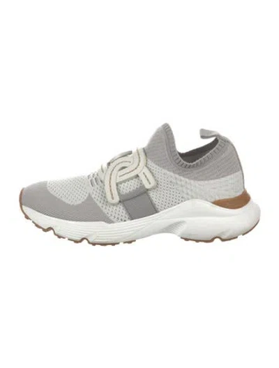 Pre-owned Tod's Sock Sneakers In Gray
