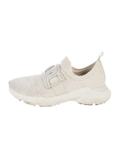 Pre-owned Tod's Sock Sneakers In Neutral