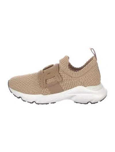 Pre-owned Tod's Sock Sneakers In Neutral