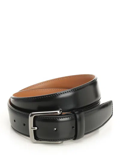 Tod's Soft Leather Belt Belts Black