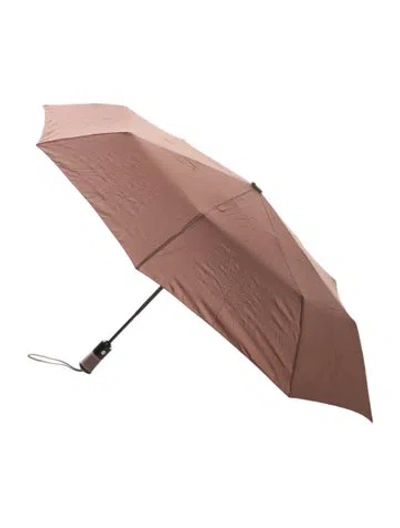 Pre-owned Tod's Solid Umbrella In Brown