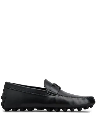 Tod's Bronze Slip-on Moccasins For Men In Multicolor