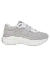 Tod's Modern Grey Sneakers With Soft Textures And Supportive Sole