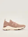 Tod's Womens Tods Sport Run 54c Calzino Logo-embellished Mesh-knit Low-top Trainers In Phard