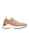 Tod's Womens Tods Sport Run 54c Calzino Logo-embellished Mesh-knit Low-top Trainers In Beige