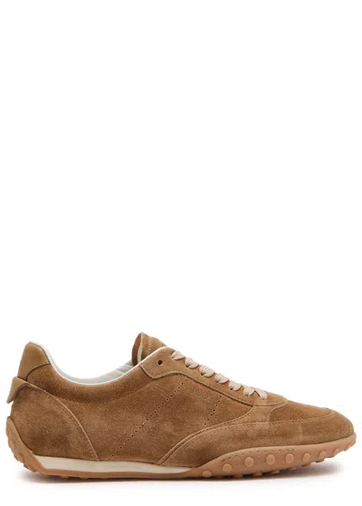 Tod's Tods Sportiva 13m Panelled Leather Sneakers In Brown