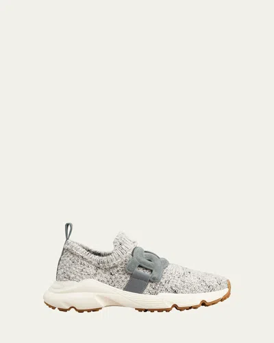 TOD'S SPORTS KNIT CHAIN SOCK SNEAKERS
