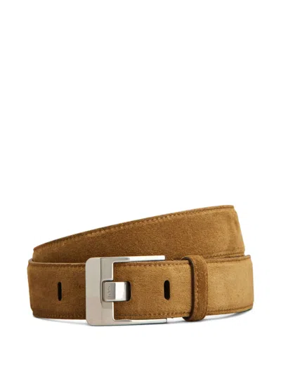 Tod's Sporty Buckle Belt In Brown