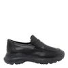 Tod's Leather Loafers In Black