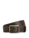 Tod's Square Buckle Basic Belt In Black
