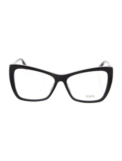 Pre-owned Tod's Square Eyeglasses In Blue