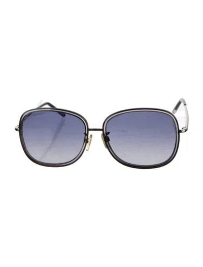 Pre-owned Tod's Square Gradient Sunglasses In Gray