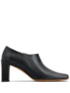 Tod's Cuoio Leather Low-cut Ankle Booties In Black