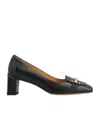 Tod's Square Toe High Heels In Black