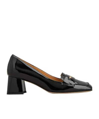 Tod's Square Toe High Heels In Black