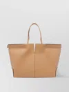 Tod's Stitched Contrast Double Handle Tote Bag