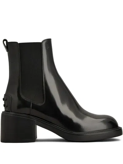 TOD'S LEATHER CHELSEA BOOTS