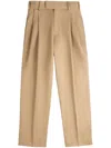 Tod's Straight-leg Classic Tailored Trousers In Neutrals