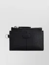 Tod's Strap Wallet With Metal Hardware And Textured Finish