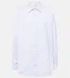 Tod's Striped Shirt In White