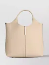 Tod's Structured Leather Tote Bag
