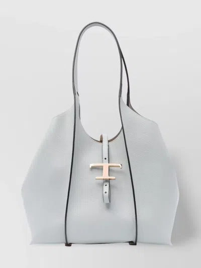 Tod's Structured Tote Bag Metal Hardware
