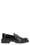 TOD'S STYLISH BLACK LEATHER LOAFERS FOR WOMEN